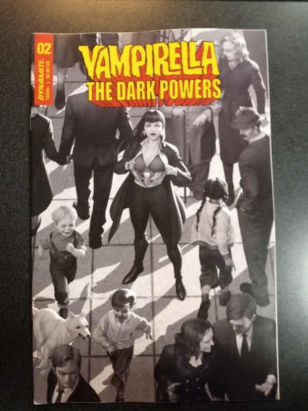 Vampirella Dark Powers #2 30 Copy Yoon Black and White Variant